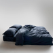 Фото №4 из 9 товара Комплект постельного белья Limasso Stonewashed Вареный Хлопок Ранфорс Natural Grey