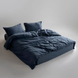Фото №5 из 9 товара Комплект постельного белья Limasso Stonewashed Вареный Хлопок Ранфорс Natural Grey