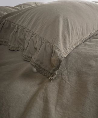 Фото Комплект постільної білизни Limasso Stonewashed Варена Бавовна Sicilia Akdeniz Yesili