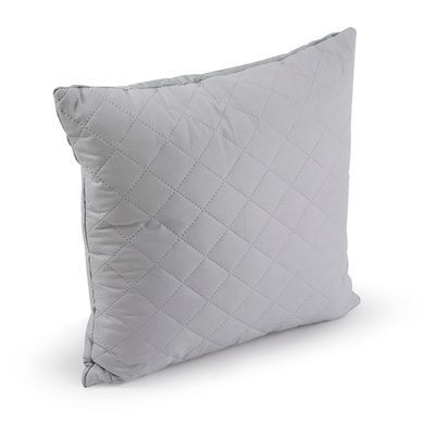 Фото Декоративна велюрова подушка Руно Velour Grey Ромб Сіра 311.55_Grey ромб