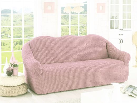 Фото Чохол для 2-х-3-х містного дивана + 2 крісла без спідниці Turkey 10 Рожевий