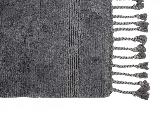 Фото Набір прямокутних килимків у ванну Irya Paloma Dark-grey Темно-сірий