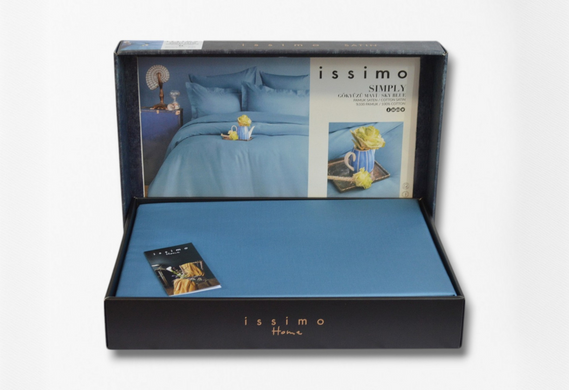 Фото Комплект постільної білизни Issimo Simply Satin Sky Blue