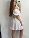 Фото №6 з 9 товару Романтична біла сукня-корсет з мусліну 136/23 білий