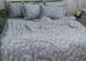 Фото №2 из 5 товара Комплект постельного белья ТМ TAG Сатин Premium Роза Серая PT-006