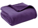 Фото №1 из 2 товара Плед флисовый однотонный из велсофта Wellsoft Фиолетовый