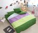 Фото №1 из 4 товара Комплект постельного белья ТМ Tag Ранфорс 100% Хлопок Color Mix Зеленый CM-R13