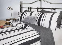 Фото Комплект постельного белья Irya 100% Хлопок Fern Серый