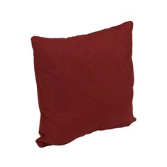 Фото Декоративная подушка Бордовый Ромб Руно Силиконовые Шарики в Микрофибре