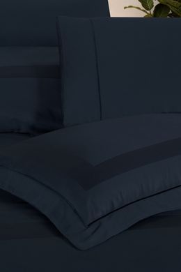 Фото Постільна білизна La Romano Mona Premium Satin Montova Navy Blue хм41597