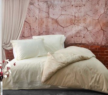Фото Постельное белье Ranforce Deluxe100% Хлопок Zeron Pure Series Beige