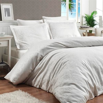Фото Постельное белье Sofya Cream Jacquard Satin First Choice Сатин Жаккард