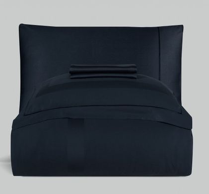 Фото Постільна білизна La Romano Mona Premium Satin Montova Navy Blue хм41597