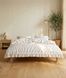 Фото №1 з 3 товару Комплект постільної білизни Limasso Stonewashed Варена Бавовна Sicilia Snow White хм41631
