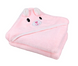 Фото №4 из 8 товара Детское плюшевое полотенце с углом Home Brand Светло-розовое