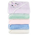 Фото №8 из 8 товара Детское плюшевое полотенце с углом Home Brand Светло-розовое