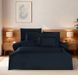 Фото №1 з 5 товару Постільна білизна La Romano Mona Premium Satin Montova Navy Blue хм41597
