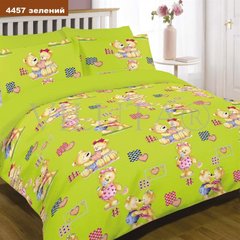 Фото Комплект постельного белья в кроватку Viluta Ранфорс 4457 Зеленый