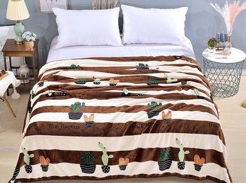 Фото Плед Wellsoft флісовий ТМ TAG Stylish Cactus ALM1906 PledVL-114
