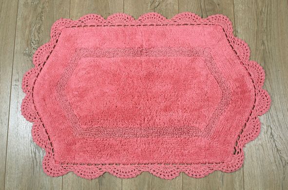 Фото Коврик в ванную с кружевом Irya Sestina Pink Розовый