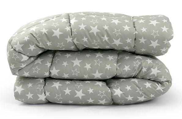 Фото Зимнее теплое силиконовое одеяло Star Plus Руно Серое