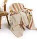Фото №1 з 3 товару Бавовняний плед покривало Pupilla Natural Fiona Olive 2082-35
