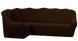 Фото №1 з 4 товару Жакардовий чохол для кутового дивана + крісло Без Спідниці Turkey № 11 Темний Шоколад