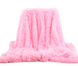 Фото №1 з 4 товару Хутряний плед-покривало Травка Рожевий 220x240