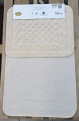 Фото Набор ковриков в ванную 100% Хлопок Cotton Mat Песочный