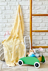 Фото Детское покрывало пике Karaca Home Baby star sari желтый