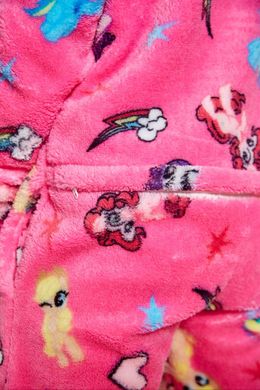 Фото Детская махровая пижама Кингуруми Welsoft Розовая 9000