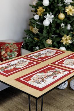 Фото Скатерть новогодняя гобеленовая Прованс Present