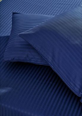 Фото Комплект постельного белья Massimo Monelli Stripe Saten Mavi Синий