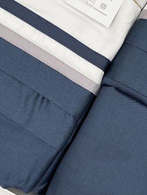 Фото Постільна білизна First Choice Сатин Люкс 100% Бавовна Groovy Quick Denim m018283