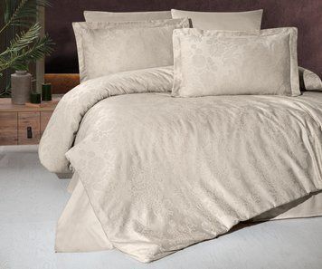 Фото Постільна білизна Herra Cappuccino Jacquard Satin First Choice Сатин Жакард 1939-23