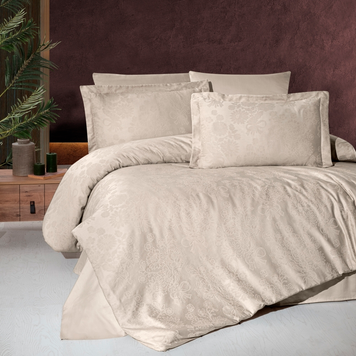 Фото Постельное белье Herra Cappuccino Jacquard Satin First Choice Сатин Жаккард