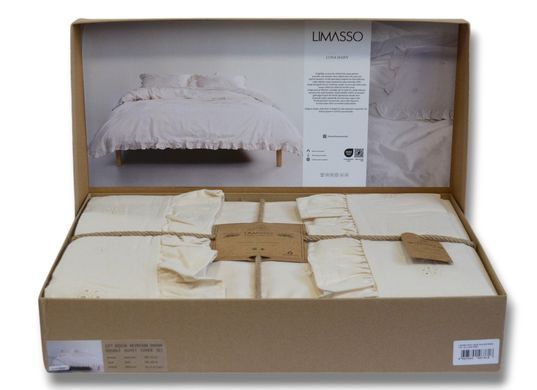 Фото Комплект постельного белья Limasso Stonewashed Вареный Хлопок Luna Daisy