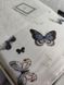 Фото №1 з 2 товару Набір махрових рушників Belizza Butterfly 100% Бавовна Білий 50Х90 + 70Х140