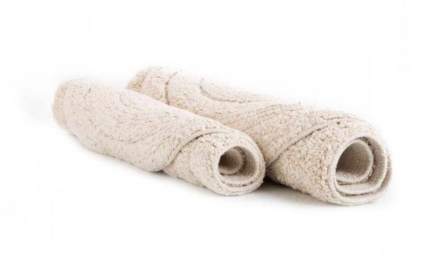 Фото Набор овальных ковриков в ванную Shalla Edna Ekru Молочный