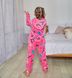Фото №2 из 5 товара Детская махровая пижама Кингуруми Welsoft Розовая 9000