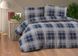 Фото №1 из 2 товара Комплект постельного белья Фланель Cotton Collection Kare Cizgi Blue