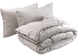 Фото №1 из 8 товара Набор - Всесезонное велюровое одеяло Soft Pearl 200х220+ Две двухкамерные подушки Soft Pearl 50х70