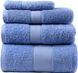 Фото №1 из 4 товара Махровое полотенце Miranda Soft Arya 100% Хлопок Голубое