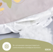 Фото №6 з 10 товару Мультифункціональна подушка для вагітних Ideia Comfortable U-Shaped Сірий + Білий