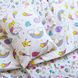 Фото №3 з 5 товару Комплект постільної білизни в ліжечко Viluta Ранфорс Єдиноріг 21108 Молочний