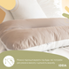 Фото №8 з 10 товару Мультифункціональна подушка для вагітних Ideia Comfortable U-Shaped Сірий + Білий