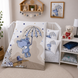 Фото №1 из 4 товара Постельное белье в детскую кроватку 100% Хлопок Umbrella Blue