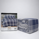 Фото №2 з 2 товару Тепла байкова постільна білизна Фланель Cotton Collection Flanel Pazen Stone Lacivert