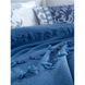 Фото №3 из 3 товара Вафельне покривало Asya Indigo Dantela Vita 100% Хлопок з бахромою Синее