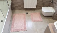Фото Набор ковриков в ванную 100% Хлопок Mosso Пудра